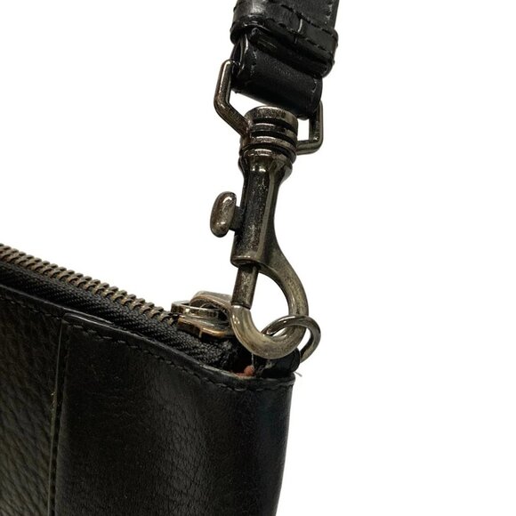 Auth CHRISTIAN LOUBOUTIN Peter Pouch Black Leather Clutch Bag - Picture 10 of 16